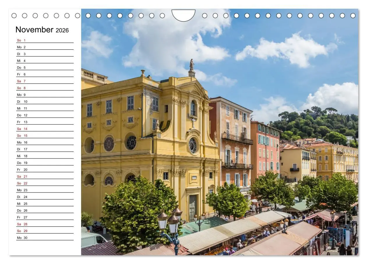 Bild: 9783457908679 | NIZZA Idyllische Impressionen (Wandkalender 2026 DIN A4 quer),...